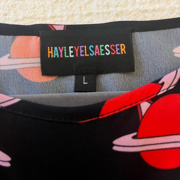 HAYLEY ELSAESSER Cropped Blouse Pop Print - Picture 5 of 5